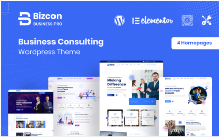 Bizcon - Business Consulting WordPress Theme