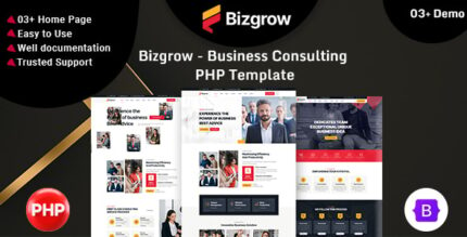 Bizgrow - Business Consulting PHP Template