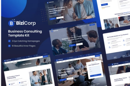 BiziCorp - Business Consulting Elementor Template Kit