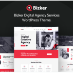Bizker - Digital Agency Services WordPress Theme