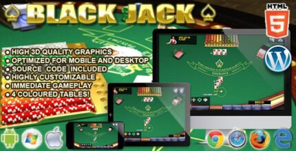 BlackJack 3D - HTML5 Casino Game