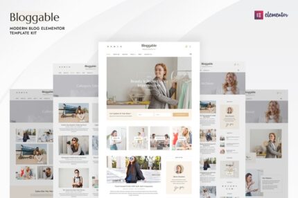 Bloggable - Modern Blog Elementor Template Kit