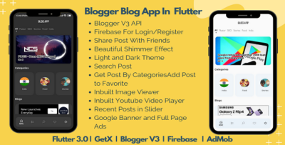 Blogger App For Flutter 3.0