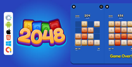 Boon 2048 - HTML5 Game (Construct 3)