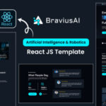 BraviusAI - AI & Robotics Tailwind React JS Template
