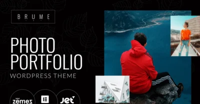 Brume - Photo Portfolio with Elementor Builder WordPress Theme