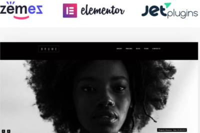 Brume - Photo Portfolio with Elementor Builder WordPress Theme
