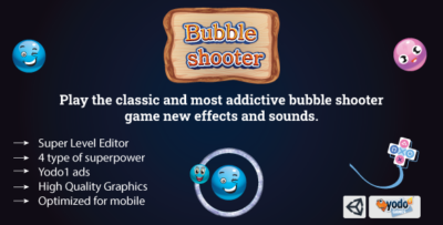 Bubble Shooter Pop Buster Unity Game