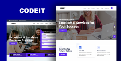 CODEIT - Technology & IT Solutions HTML5 Template