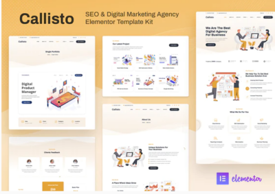 Callisto - SEO & Digital Marketing Agency Elementor Template Kit