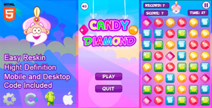 Candy Diamond - HTML5 and Mobile .capx