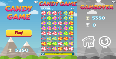 Candy Game - HTML5 Casual Game