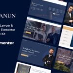 Canun - Lawyer Attorney and Law Firm Elementor Template Kit