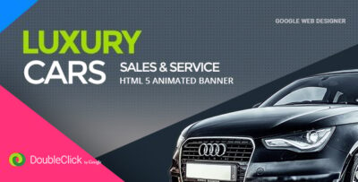 Car Sales and Service - HTML Animated Banner 02