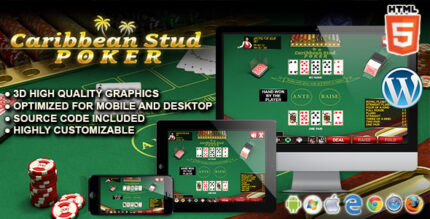 Caribbean Stud Poker - HTML5 Casino Game