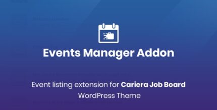 Cariera Events Manager Add-on