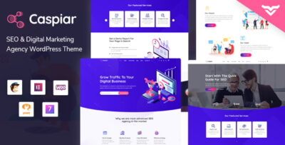 Caspiar Digital Marketing & Agency WordPress Theme