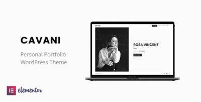 Cavani – Personal Portfolio WordPress Theme