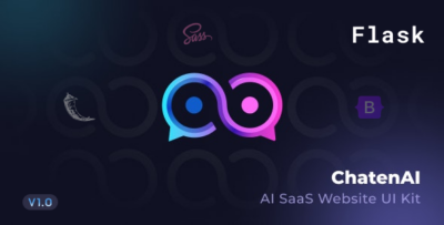 ChatenAi - Flask - AI SaaS Website + Dashboard UI Kit