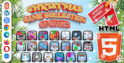 Christmas Games Collection 01 (HTML5) 20 Games Pack