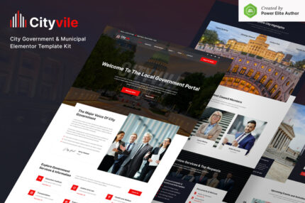 Cityvile – City Government & Municipal Elementor Template Kit