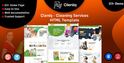 Cleniq - Cleaning Service HTML5 Template