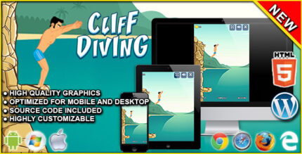 Cliff Diving - HTML5 Skill Game