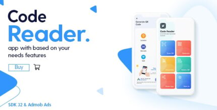 Code Reader - QR + Doc Scanner - Android App with - Admob Ads