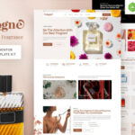 Cologne - Perfume & Fragrance Elementor Template Kit