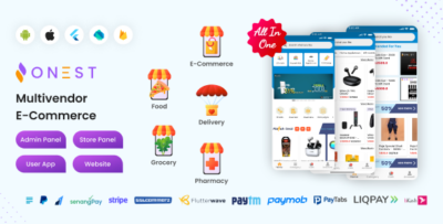 Complete Multi-vendor eCommerce - Mobile App, Web, Seller and Admin Panel