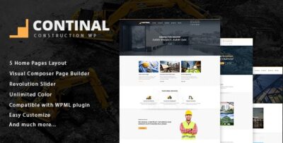 Continal - Construction & Business WordPress Theme