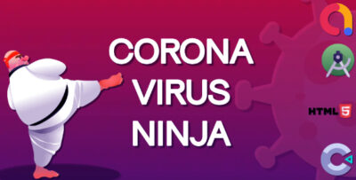 CoronaVirus Ninja - HTML5 + Construct 3 + Android Studio