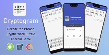 Cryptogram - Decode the Hidden Messages - Puzzle Qoutes and Word Game App