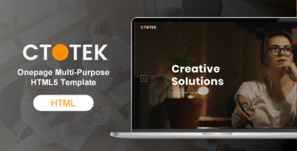 Ctotek - Onepage Multi-Purpose HTML5 Template