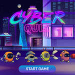 Cyber Quiz - HTML5 Game (Construct 3) + Firebase Leaderboard (No plugin)