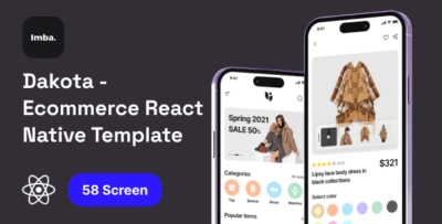 Dakota - Ecommerce React Native CLI Template
