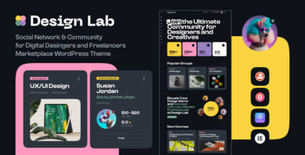 Design Lab - Freelancers Community WordPress Theme