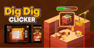 Dig Dig Clicker - HTML5 Game