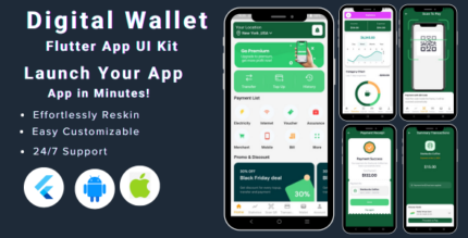 Digital Wallet Flutter App UI Kit