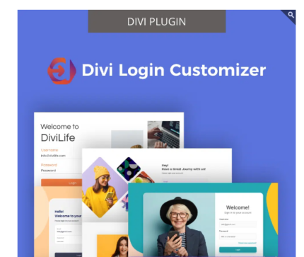 Divi Login Customizer Wordpress plugin with original license key Activation for lifetime