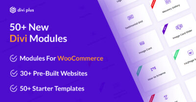 Divi Plus - The Ultimate Module Pack WordPress Plugin with original lice