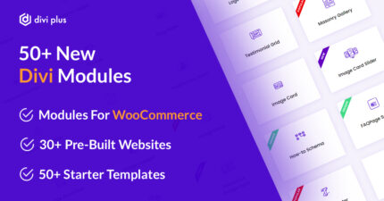 Divi Plus – The Ultimate Module Pack WordPress Plugin with original lice