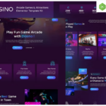 Dosino – Arcade Games & Attractions Elementor Template Kit