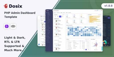 Dosix - PHP Admin & Dashboard Template