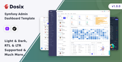 Dosix - Symfony Admin & Dashboard Template