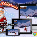 Downhill Christmas - HTML5 Running Game