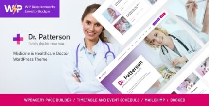 DrPatterson Medicine & Healthcare WordPress Theme