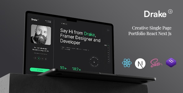 Drake - Personal Portfolio React Next Template Drake - Personal Portfolio React Next Template