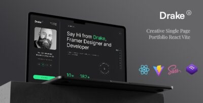 Drake - Personal Portfolio React Vite Template
