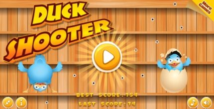 Duck Shooter - HTML5 Game, Mobile Version+AdMob!!! (Construct 3 Construct 2 Capx)